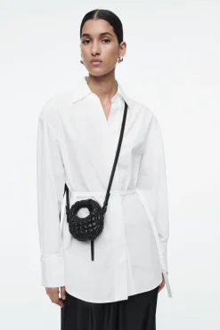 Fashion COS PIKOWANA TOREBKA TYPU CROSSBODY – WERSJA NANO Czarny