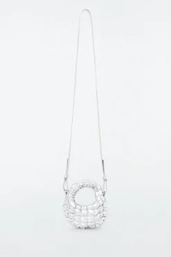 Sale COS PIKOWANA TOREBKA TYPU CROSSBODY – WERSJA NANO Srebrzysty