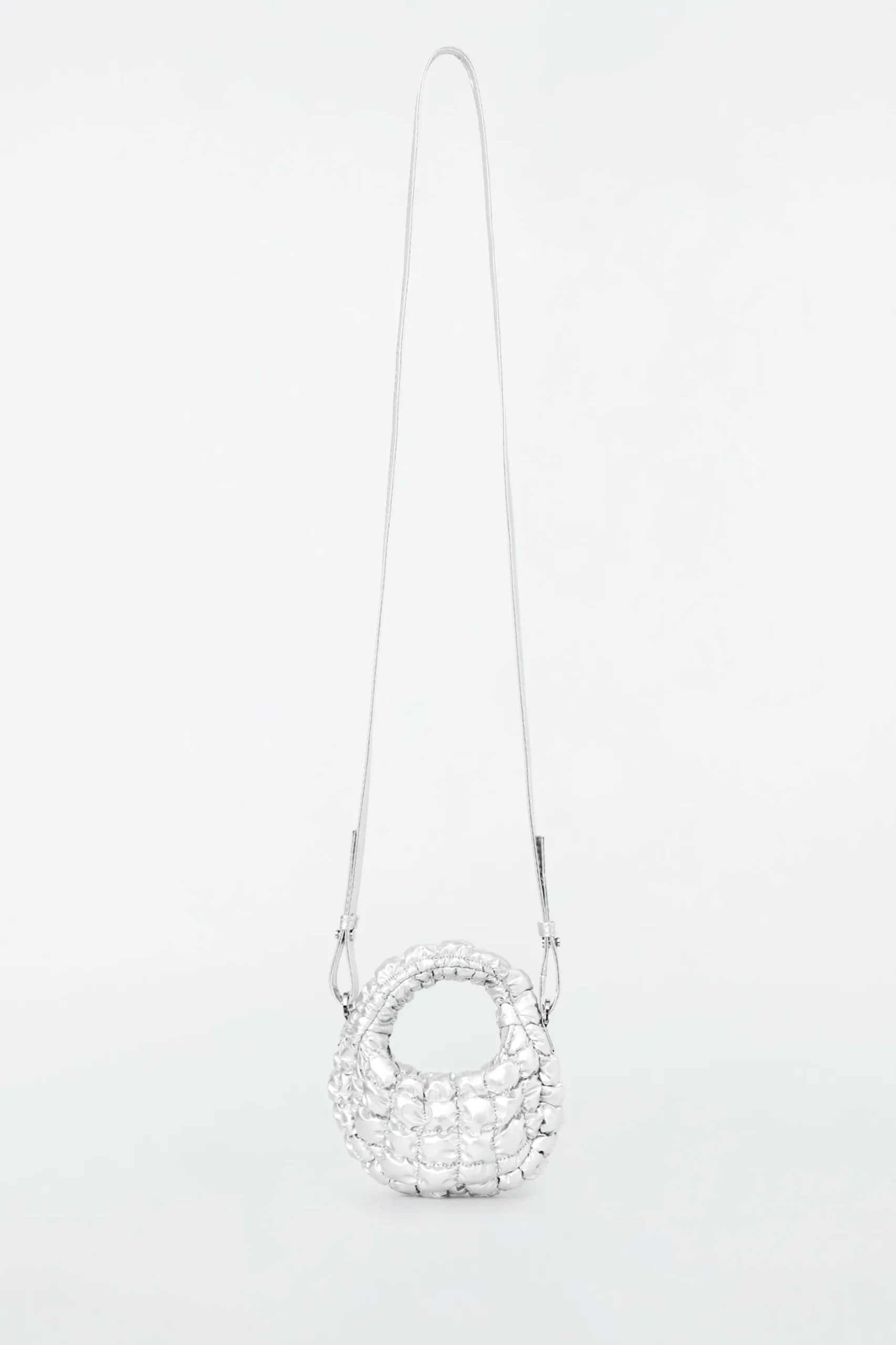 Sale COS PIKOWANA TOREBKA TYPU CROSSBODY – WERSJA NANO Srebrzysty