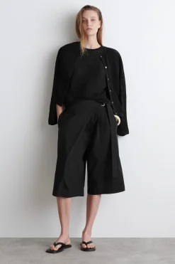 Sale COS PLEATED KNITTED TSHIRT