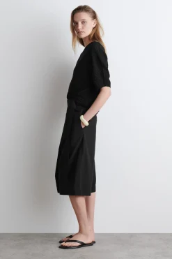 Sale COS PLEATED KNITTED TSHIRT