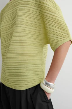 Best COS PLEATED KNITTED TSHIRT