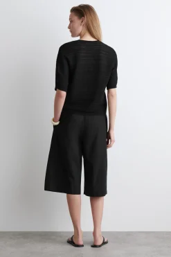 Sale COS PLEATED KNITTED TSHIRT