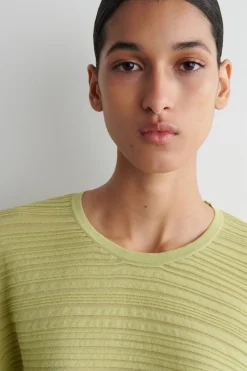 Best COS PLEATED KNITTED TSHIRT