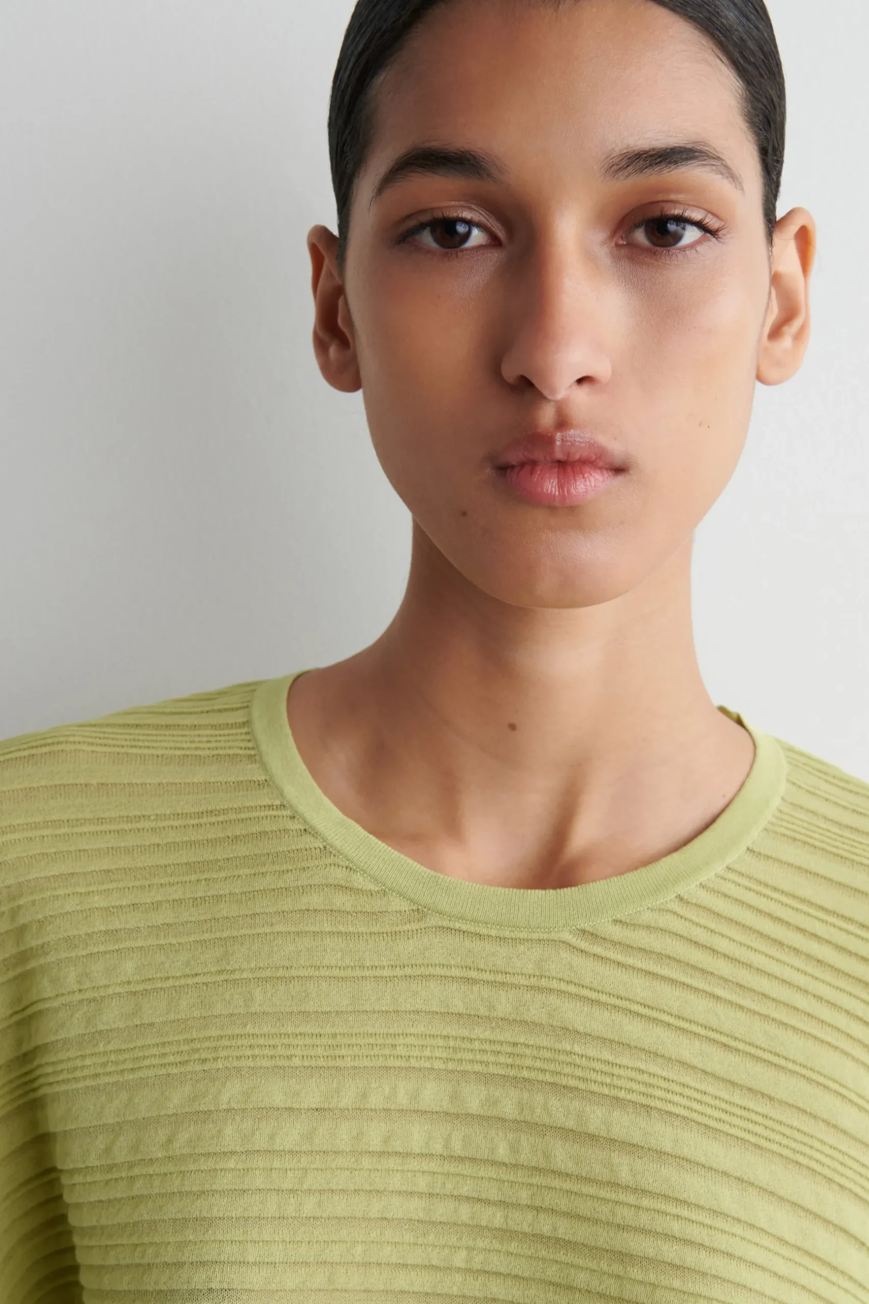 Best COS PLEATED KNITTED TSHIRT