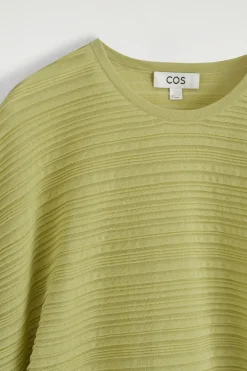 Best COS PLEATED KNITTED TSHIRT