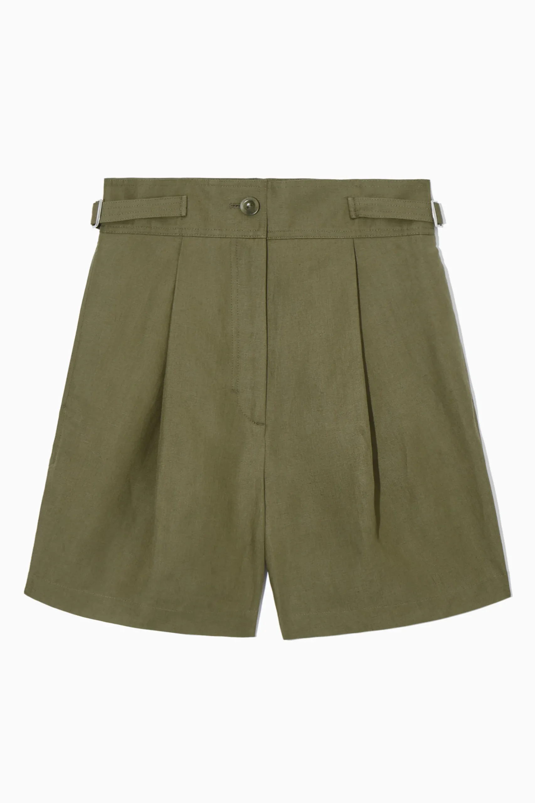 Clearance COS PLEATED LINENBLEND UTILITY SHORTS