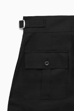 New COS PLEATED LINENBLEND UTILITY SHORTS
