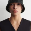 Hot COS PLECIONY KAPELUSZ TYPU BUCKET Czarny