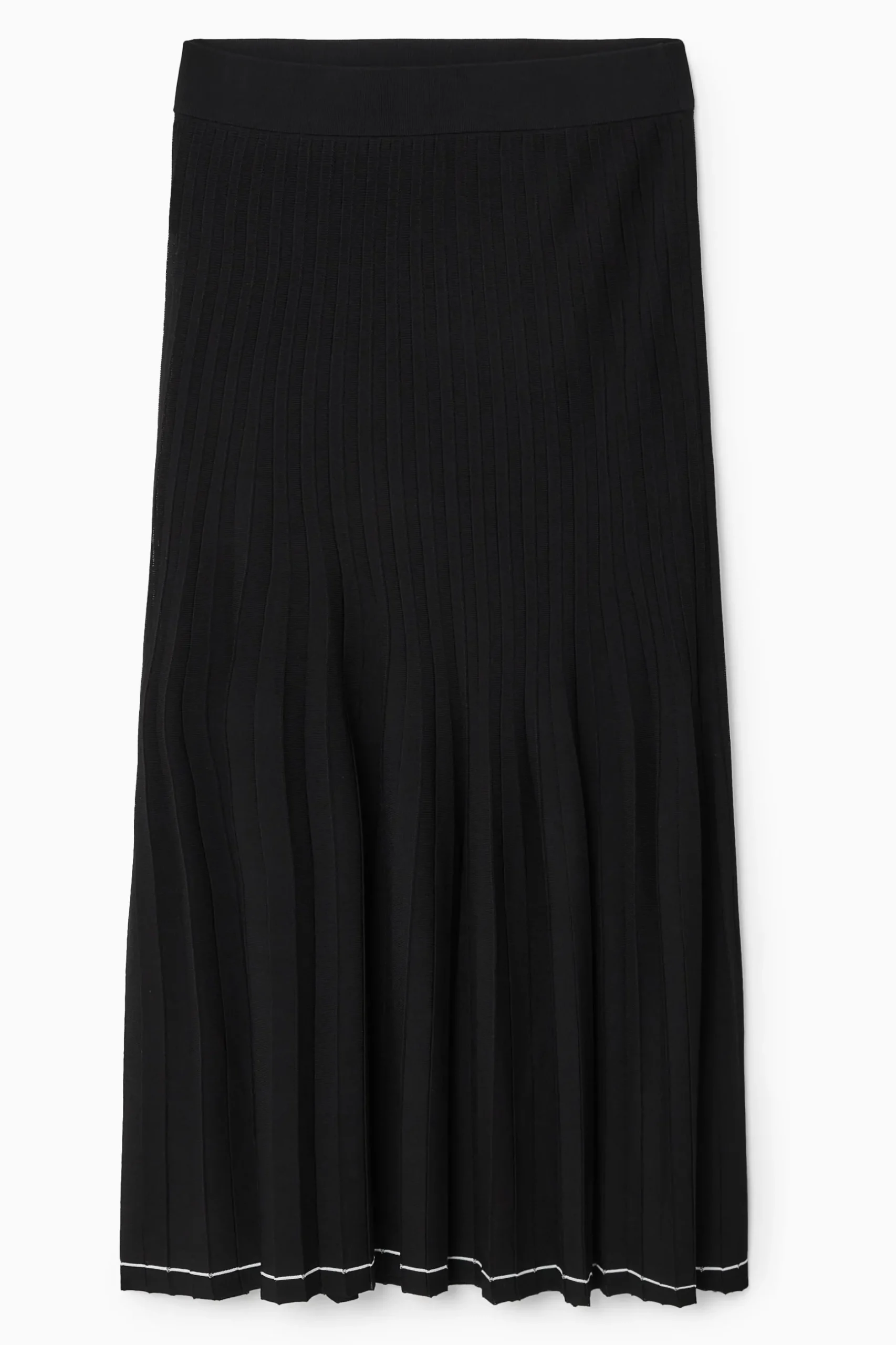 New COS PLISOWANA DZIANINOWA SPÓDNICA MIDI