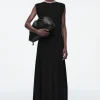 Discount COS PLISOWANA SUKIENKA MAXI Z DZIANINY