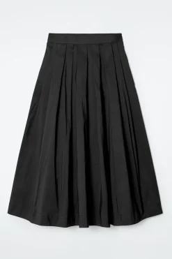 Clearance COS PLISOWANA TRAPEZOWA SPÓDNICA MIDI