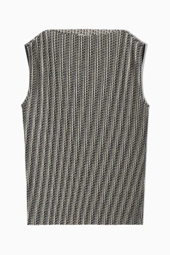 Clearance COS PLISOWANY TOP BEZ RĘKAWÓW