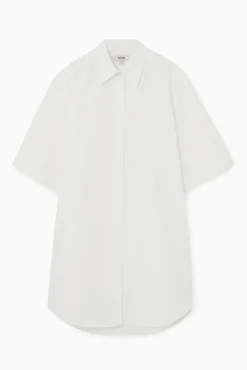 Outlet COS POPELINOWA SZMIZJERKA MINI OVERSIZE
