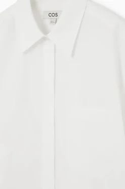 Outlet COS POPELINOWA SZMIZJERKA MINI OVERSIZE