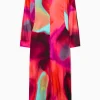 Hot COS PRINTED DOLMANSLEEVE MAXI DRESS