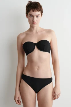 Sale COS PRĄŻKOWANA GÓRA OD BIKINI Z FISZBINAMI