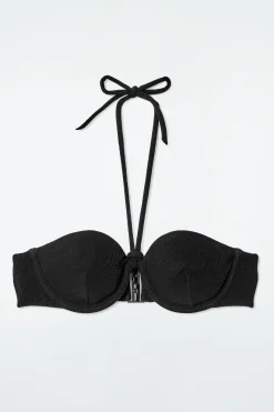 Sale COS PRĄŻKOWANA GÓRA OD BIKINI Z FISZBINAMI