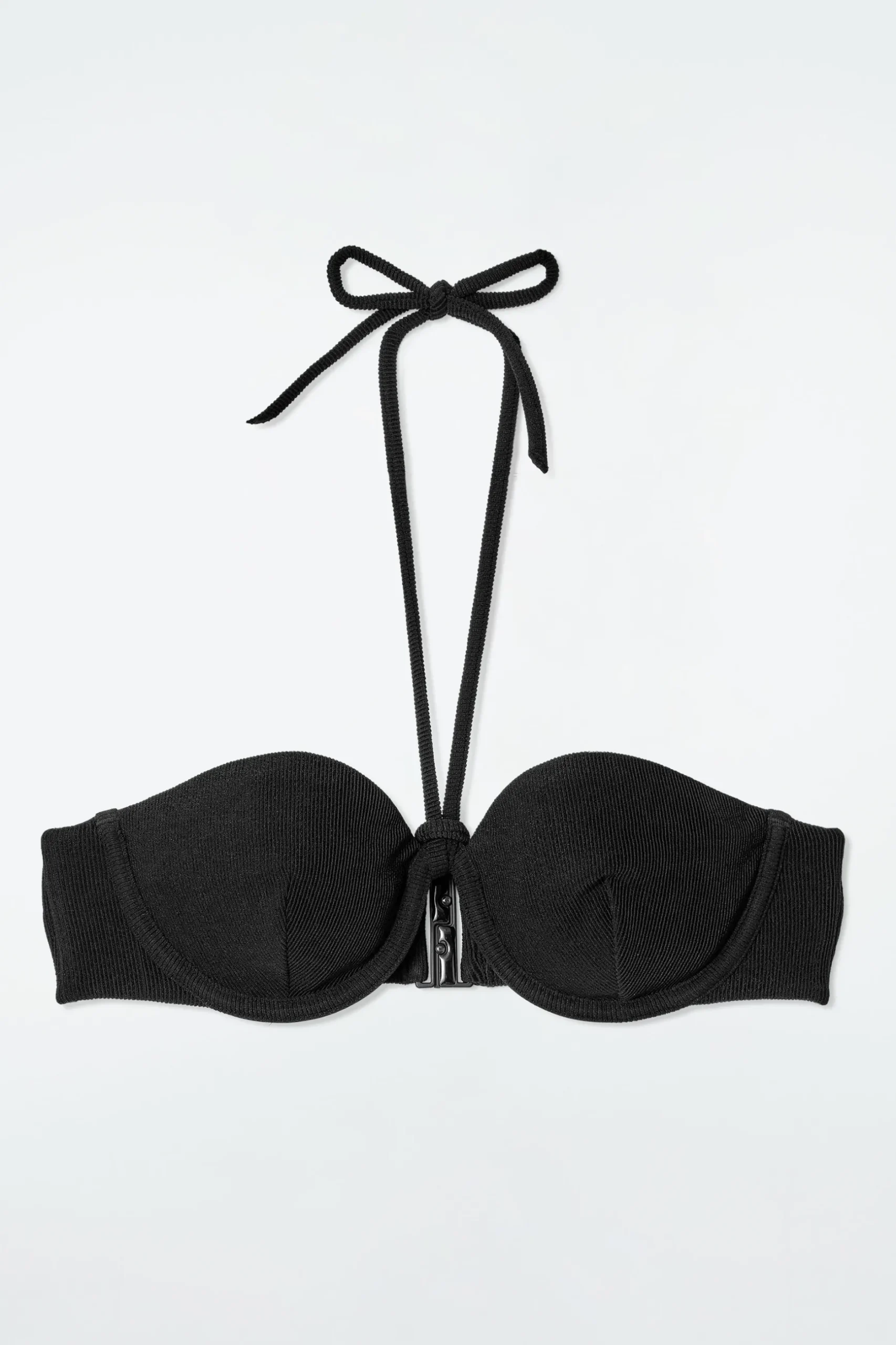Sale COS PRĄŻKOWANA GÓRA OD BIKINI Z FISZBINAMI