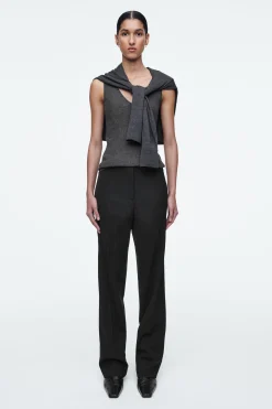 Best COS PRĄŻKOWANA KASZMIROWA KOSZULKA – SLIM FIT