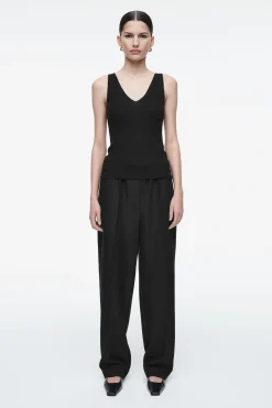 Sale COS PRĄŻKOWANA KASZMIROWA KOSZULKA – SLIM FIT