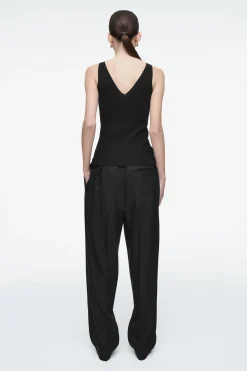Sale COS PRĄŻKOWANA KASZMIROWA KOSZULKA – SLIM FIT