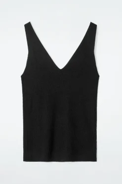Sale COS PRĄŻKOWANA KASZMIROWA KOSZULKA – SLIM FIT