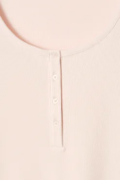Clearance COS PRĄŻKOWANA KOSZULKA HENLEY