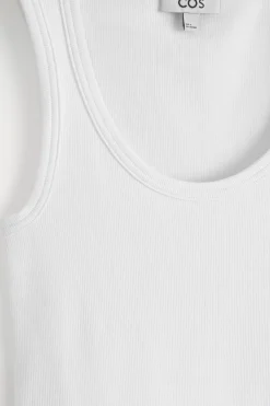 Clearance COS PRĄŻKOWANA KOSZULKA Z ZAOKRĄGLONYM DEKOLTEM