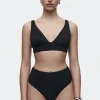 Clearance COS PRĄŻKOWANY DÓŁ OD BIKINI Z WYSOKIM STANEM