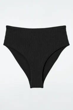 Clearance COS PRĄŻKOWANY DÓŁ OD BIKINI Z WYSOKIM STANEM