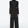New COS PROSTE KOPERTOWE SPODNIE – REGULAR FIT