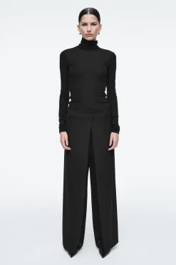 New COS PROSTE KOPERTOWE SPODNIE – REGULAR FIT