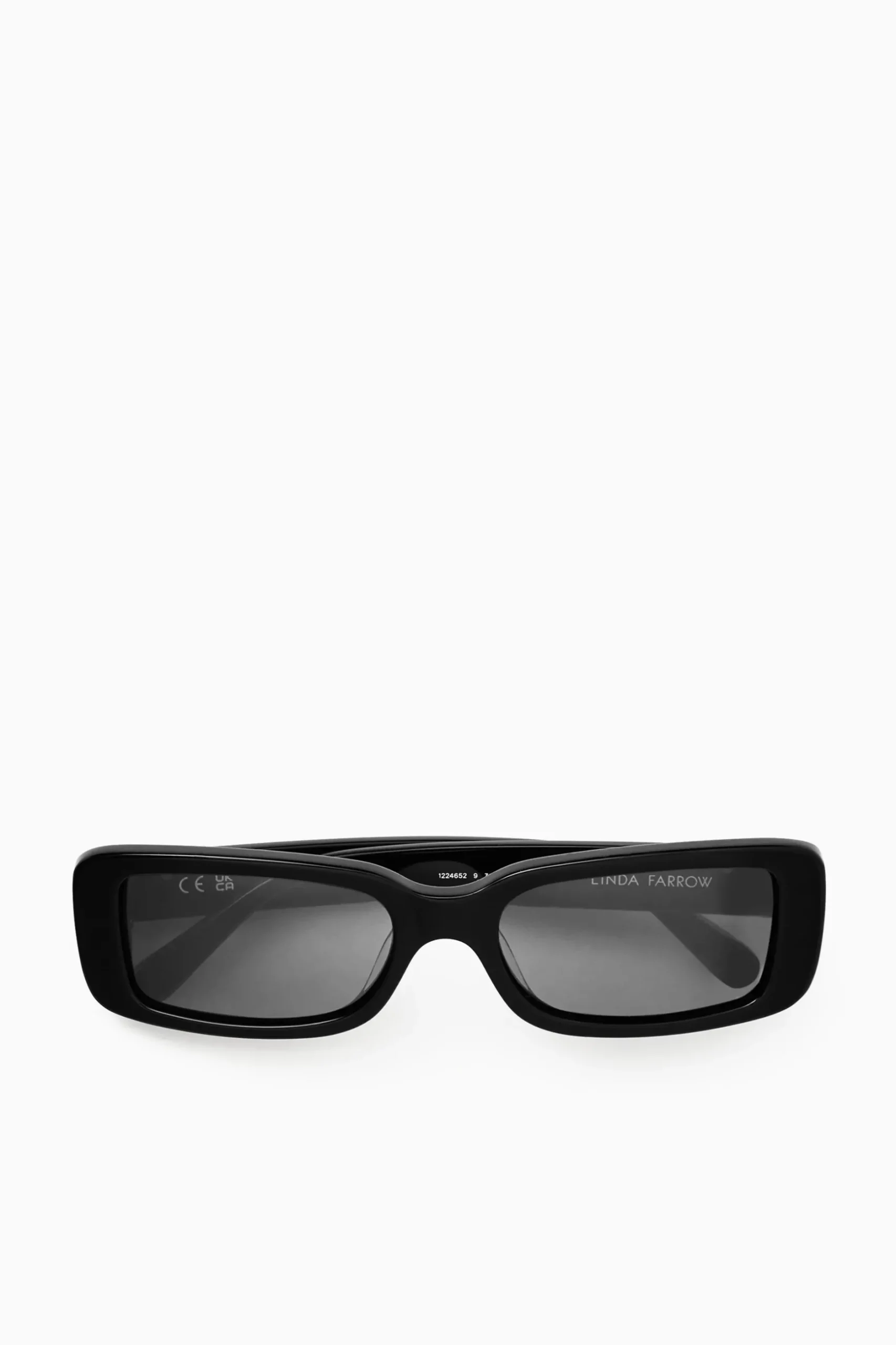 New COS PROSTOKĄTNE OKULARY PRZECIWSŁONECZNE BLADE Czarny