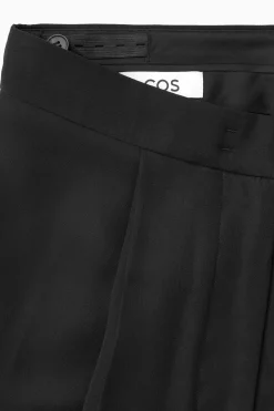 New COS PRZEŚWITUJĄCE JEDWABNE SPODNIE