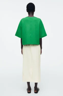 Fashion COS PUDEŁKOWY T-SHIRT OVERSIZE