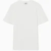 Sale COS PUDEŁKOWY T-SHIRT Z DEKOLTEM W SEREK – REGULAR FIT