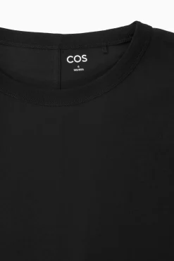 New COS PUDEŁKOWY T-SHIRT Z DŁUGIM RĘKAWEM – RELAXED FIT