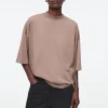 Sale COS PUDEŁKOWY T-SHIRT ZE STÓJKĄ – REGULAR FIT