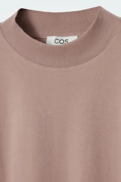Sale COS PUDEŁKOWY T-SHIRT ZE STÓJKĄ – REGULAR FIT