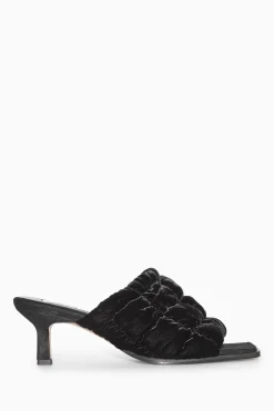 New COS QUILTED VELVET MULES