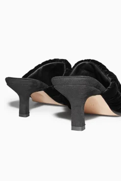 New COS QUILTED VELVET MULES