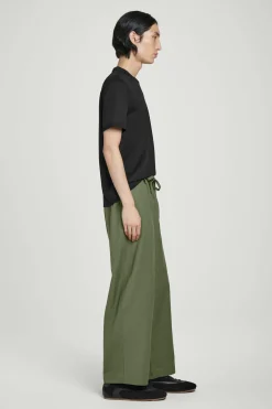 Hot COS REGULOWANE W PASIE SPODNIE Z NOGAWKAMI TYPU BARREL Khaki
