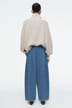 Hot COS REGULOWANE W PASIE SPODNIE JEANSOWE TYPU BARREL