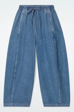 Hot COS REGULOWANE W PASIE SPODNIE JEANSOWE TYPU BARREL
