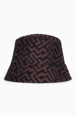 Discount COS REVERSIBLE GEOMETRICJACQUARD BUCKET HAT
