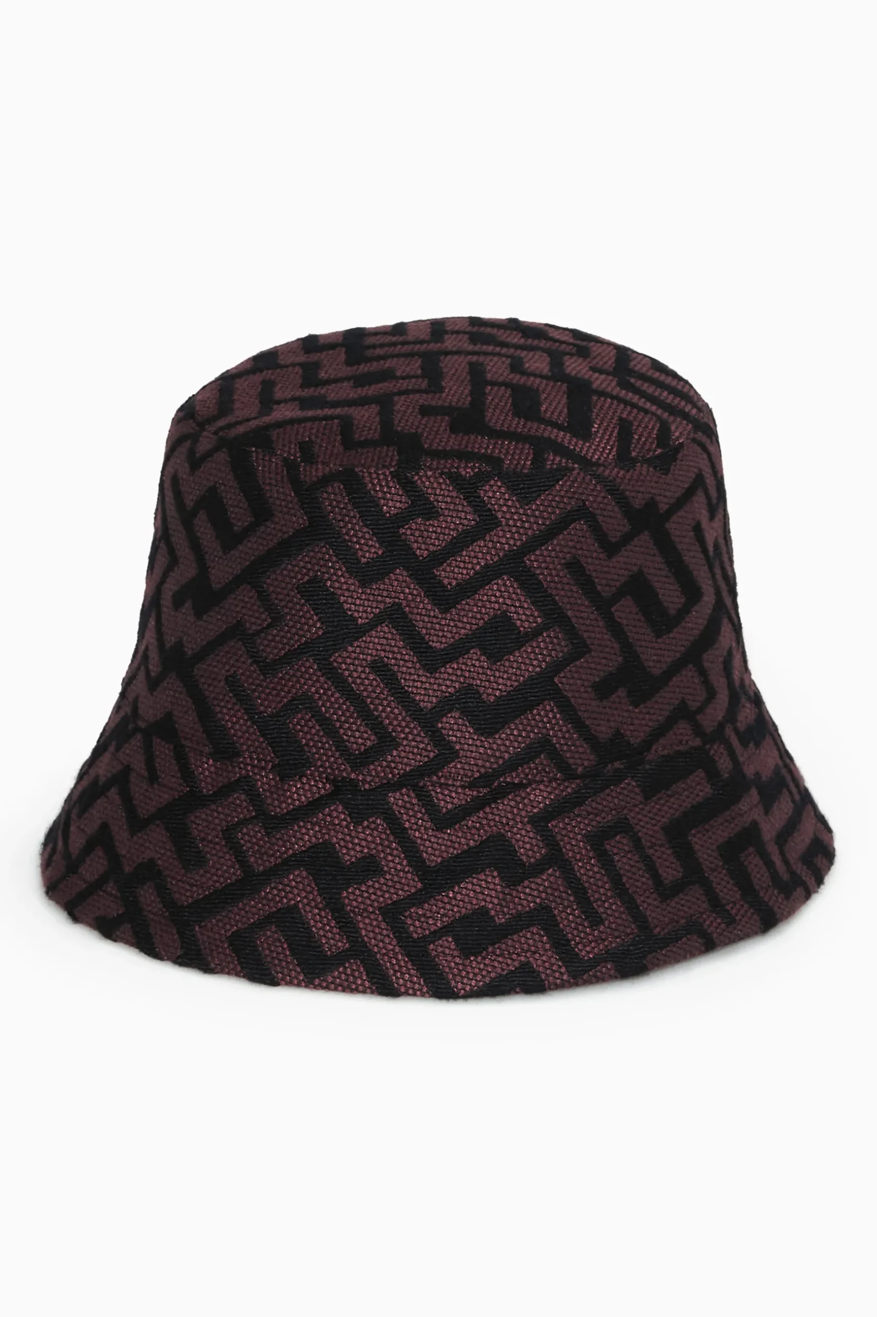 Discount COS REVERSIBLE GEOMETRICJACQUARD BUCKET HAT
