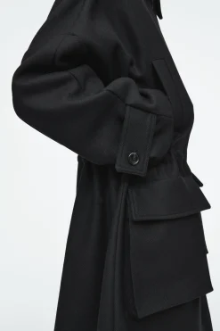 New COS ROBOCZY PŁASZCZ Z WEŁNĄ – OVERSIZED FIT