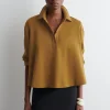 Fashion COS ROZKLOSZOWANA KOSZULKA POLO