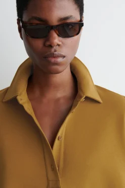 Fashion COS ROZKLOSZOWANA KOSZULKA POLO